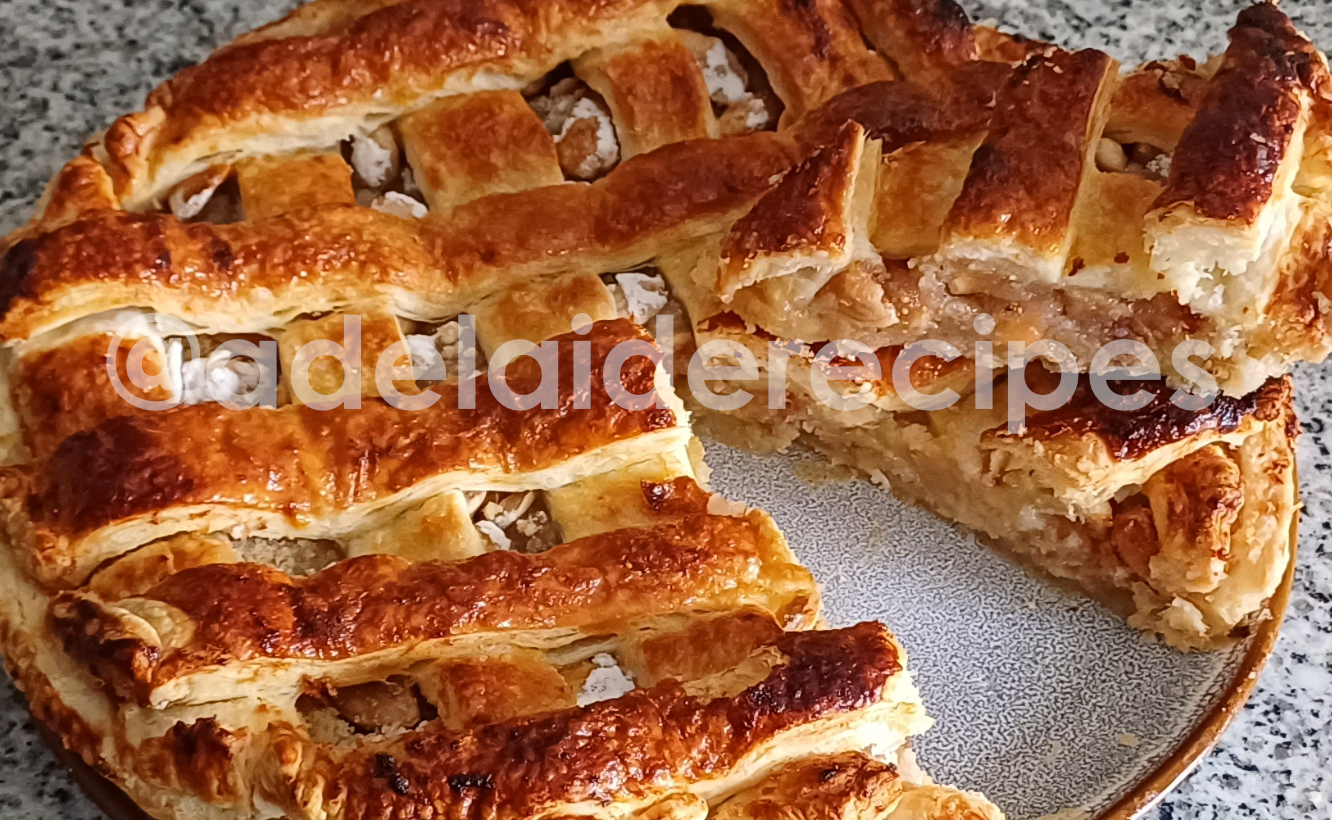 Fig and Almond Tart (without eggs and milk)