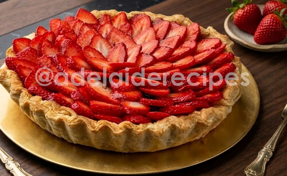 The EASIEST and DELICIOUS Strawberry Tart you've ever seen!