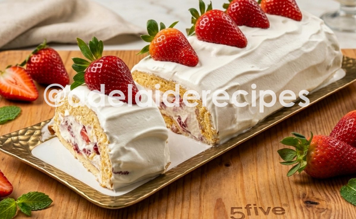 IRRESISTIBLE Strawberry Swiss Roll | The Recipe Everyone Asks For!
