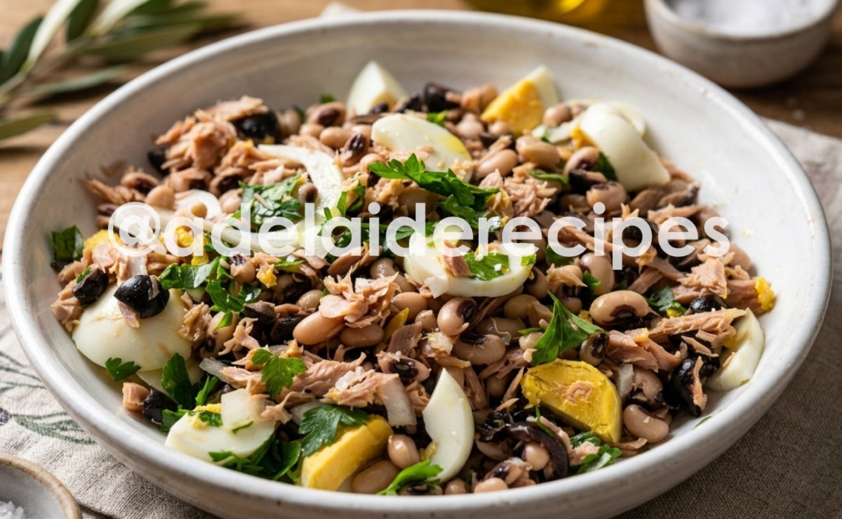 Tuna Salad with Black-Eyed Beans | Easy and Delicious Portuguese Recipe