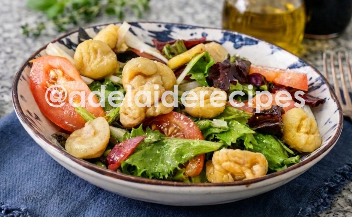 Lettuce and Chestnut Salad | Healthy and Delicious Recipe