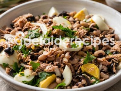 Tuna Salad with Black-Eyed Beans | Easy and Delicious Portuguese Recipe