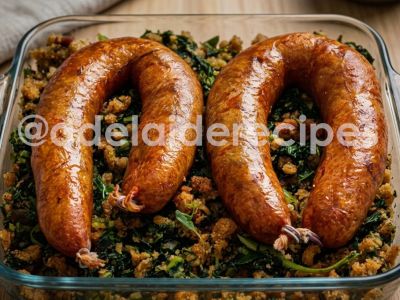 Oven Migas with Alheira | Traditional Portuguese and Tasty Recipe!