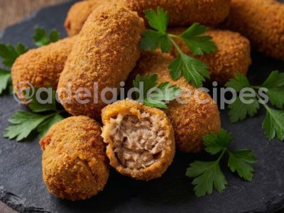 Oven Meat Croquettes | Crispy on the Outside, Juicy on the Inside