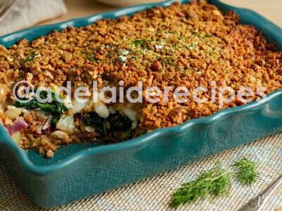 The Best Cod with Cornbread and Greens | Portuguese Recipe