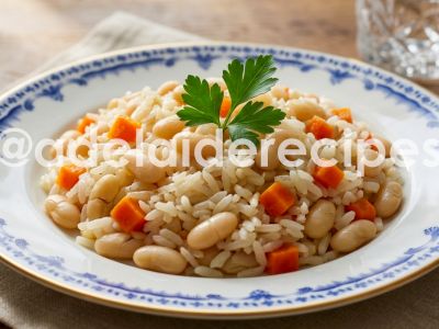 White Bean Rice | Simple, comforting and full of flavor recipe!