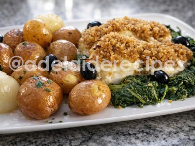 How to Make Cod with Cornbread and Sauteed Greens | Authentic Portuguese Recipe