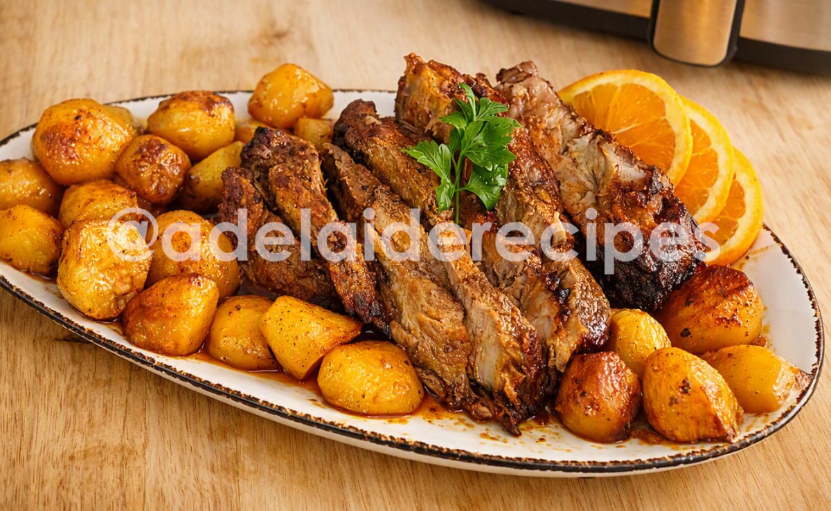 Roasted Pork Loin in the Air Fryer | Tender Inside, Golden Outside!