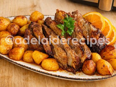 Roasted Pork Loin in the Air Fryer | Tender Inside, Golden Outside!