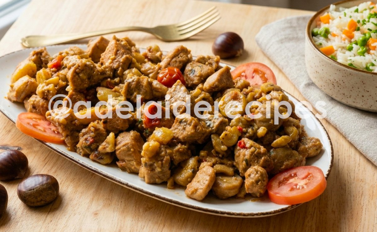 Portuguese Rojões with Chestnuts | Easy Traditional St. Martin’s Day Recipe