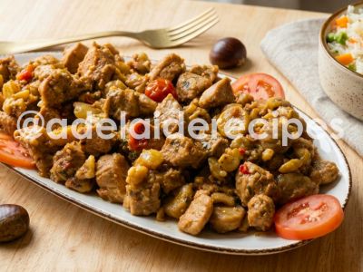 Portuguese Rojões with Chestnuts | Easy Traditional St. Martin’s Day Recipe